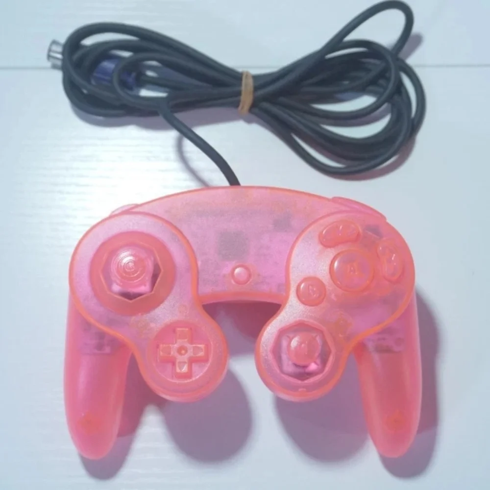 Pastel Pink Nintendo GameCube Console DOL-101 (USA) with Pink LED & Controller